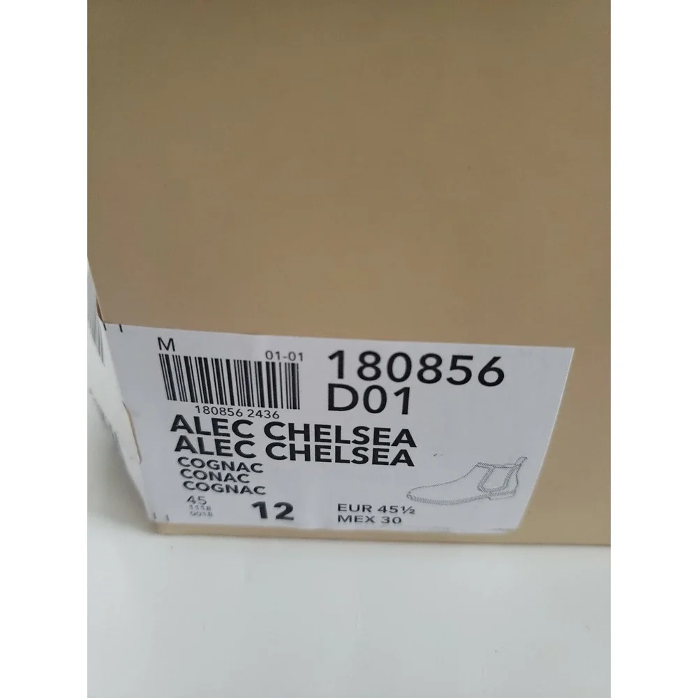 Dexter Comfort Men's Alec Chelsea Brown Cognac Skip Boots Shoes 12 Medium Width